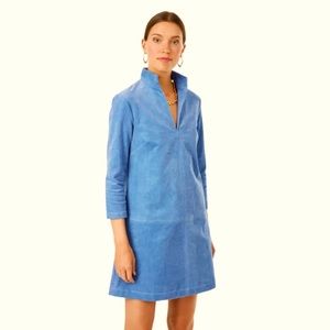 Tuckernuck Dutch Blue Corduroy Clifton Dress XL